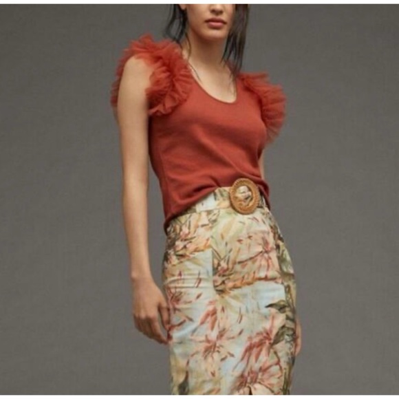 Bailey 44 Tops - Anthropologie | Bailey/44 ribbed tulle sleeve top